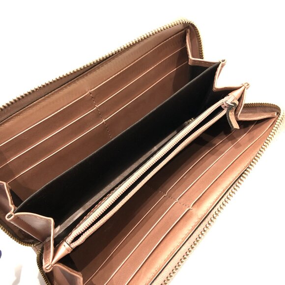 Gucci Beige Micro Guccissima Zip Around Long Wallet Sku#84596 (Gently used) - Picture 10 of 14